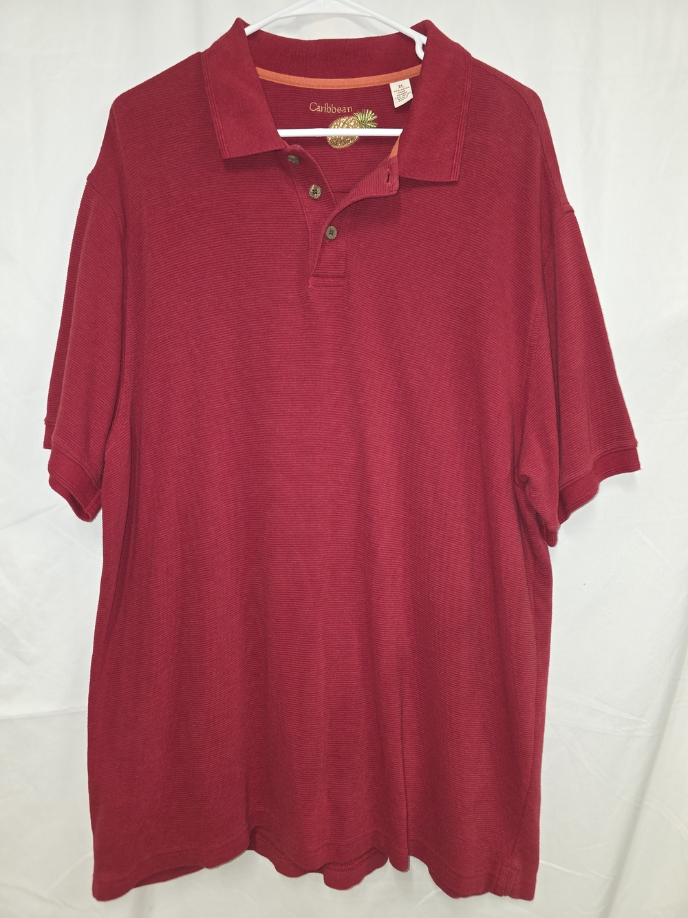 Caribbean Men's Polo Shirt - Deep Burgundy